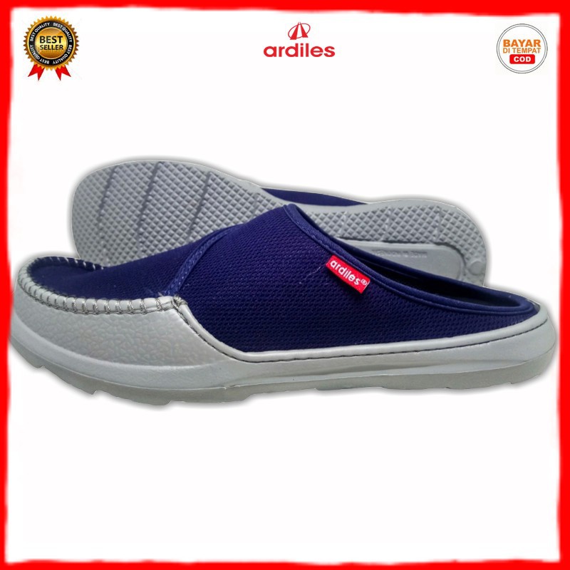 Sepatu ARDILES- Sepatu Slip On Pria sojo biru/sepatu slip on pria/Sepatu selop pria/Sepatu kasual