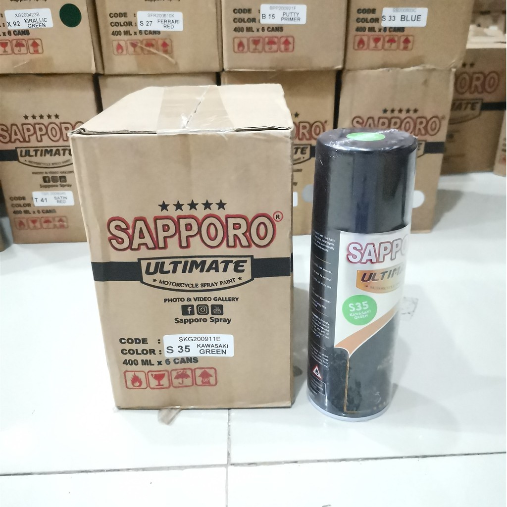 Cat Semprot Sapporo Ultimate S35 Kawasaki Green