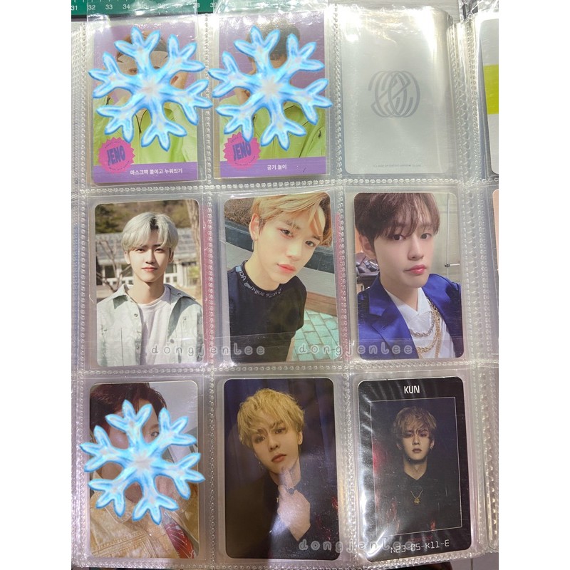 PC NCT Dream WayV Jaemin Lucas Chenle Kun flipbook empathy reality kolbuk access card arrival yb