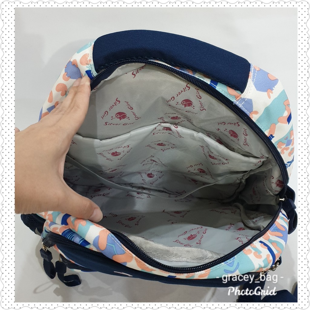 Gracey Bag 70475 dan 70065 Tas Ransel Sekolah Anak Perempuan / Remaja Silvergirl by Alto