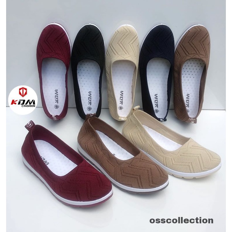 Sepatu Slop Import Rajut Sol Lentur KDM by Oss Collection