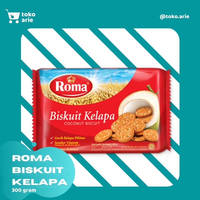 

ROMA BISKUIT KELAPA ENAK 300 gram