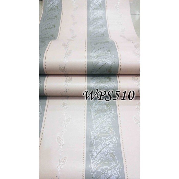 Ready Stok WPS510 STRIPE N TWIST WALLPAPER STICKER WALPAPER DINDING - WPS510