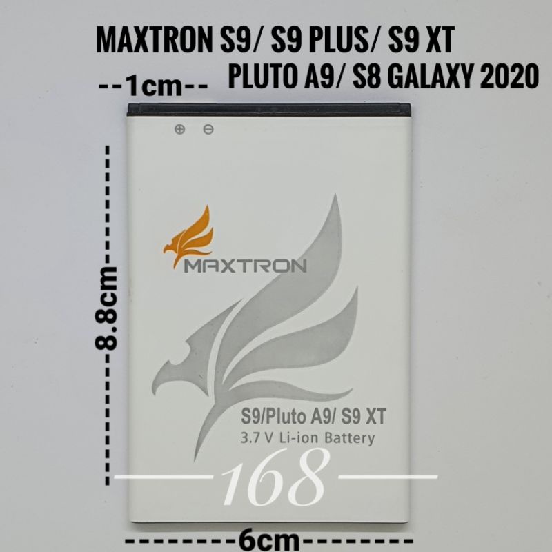 Baterai Batre Maxtron S9 XT Pluto A9 Batere Hp Maxtron S8 2020 Galaxy Original