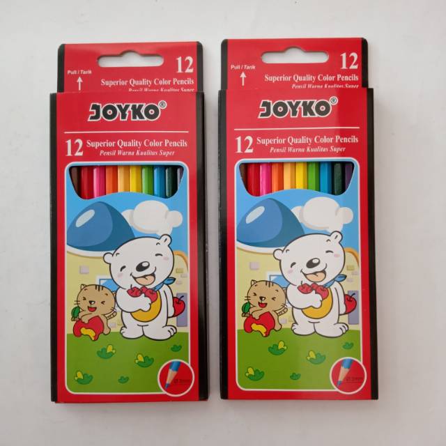 

Pensil Warna Panjang 12 Warna Joyko