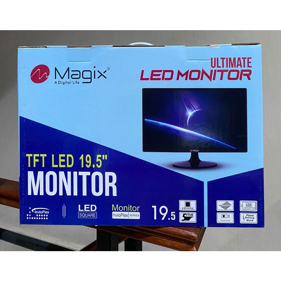 LCD LED MONITOR Magix 19.5 INCH VGA &amp; HDMI