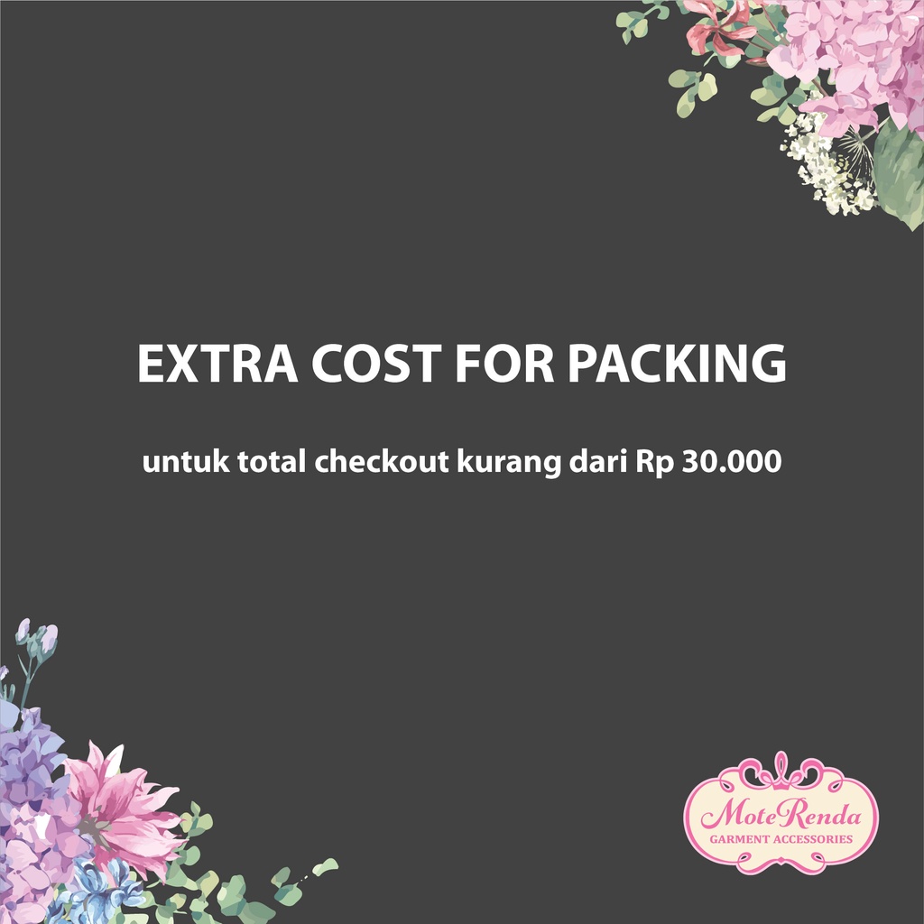 

Extra packing cost