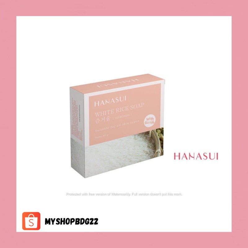 Hanasui Body Bar Soap Sabun Charcoal Beras Perlengkapan Perawatan Kebersihan Kulit Tubuh By Myshopbdg22