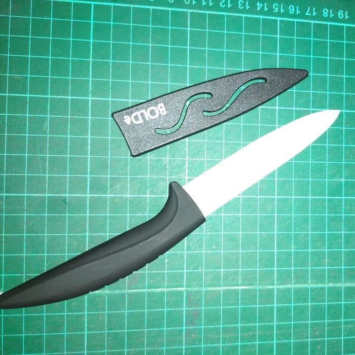 Bolde Knives 22cm FRUIT CERAMIC Knife Pisau Dapur Piso Peso Keramik 22 - Hitam promo