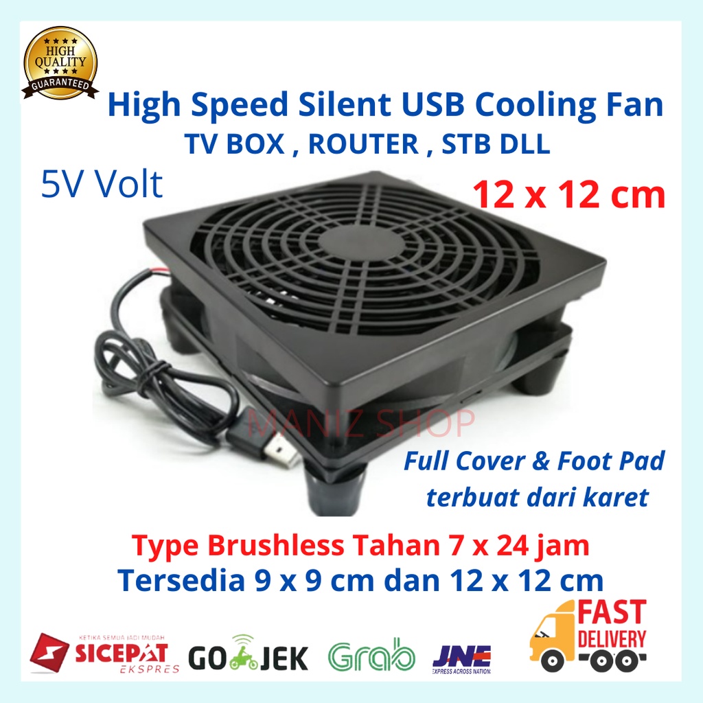 USB Fan kipas Cooling pendigin TV Box Wifi Router Set top box