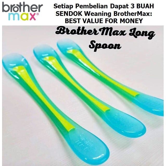 Brother Max 3x Long Spoons – Sendok MPASI