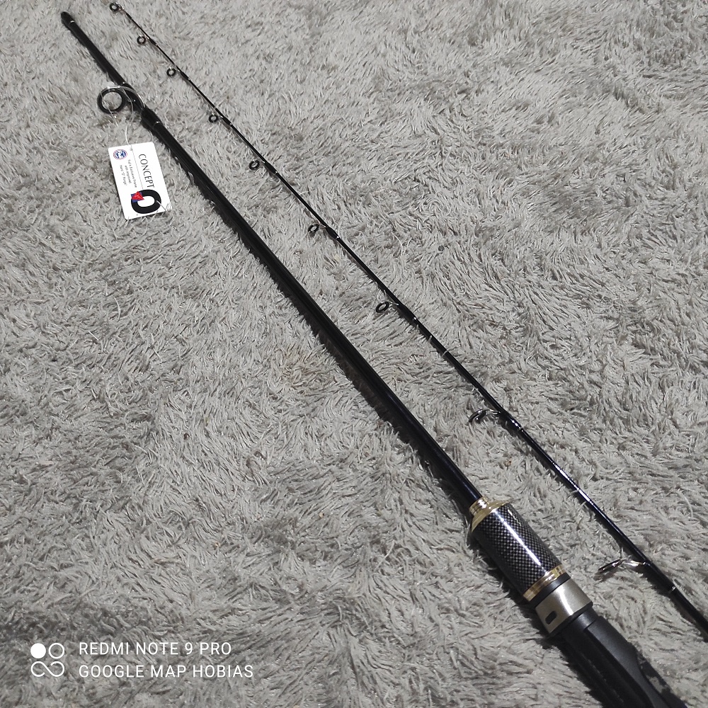 joran pancing  spinning kenzi cobra fuji 165