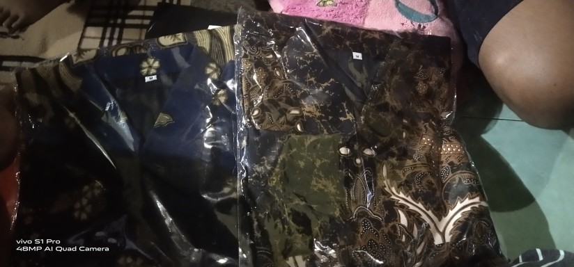 Batik Pria Lengan Panjang Lapis Furing Katun Primisima Batik Solo