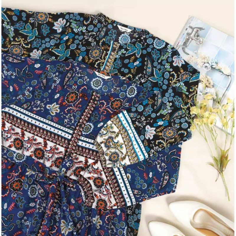 dress etnic tosca by BAJUMI CLOTHING