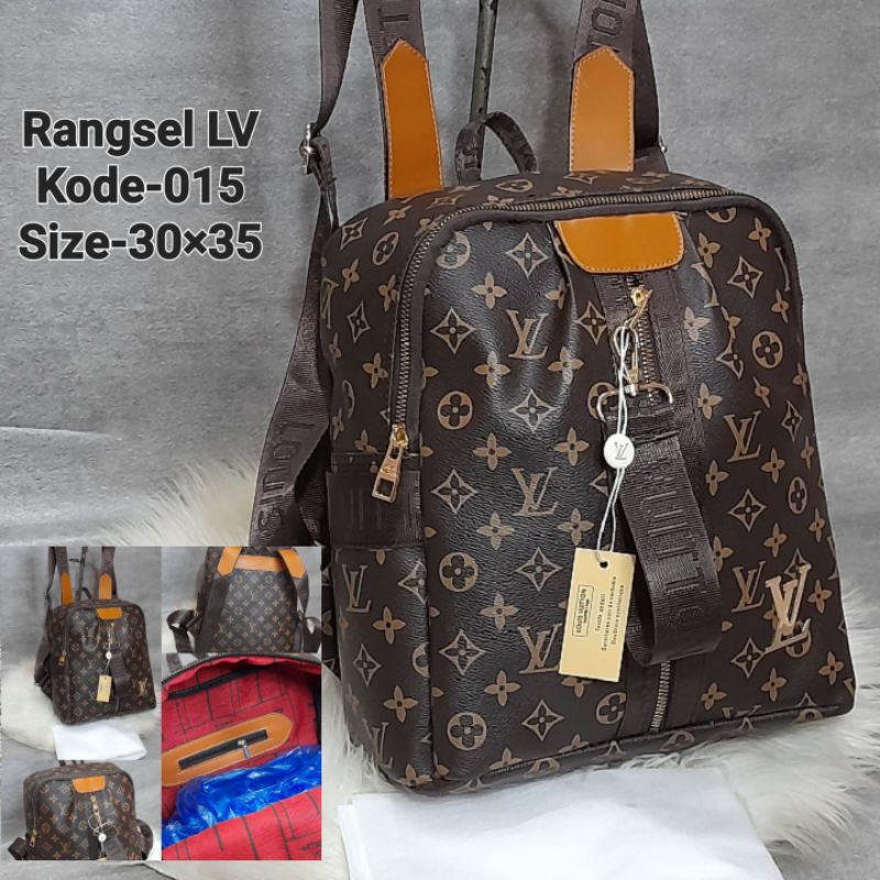 Tas Ransel Wanita Import Super Premium 3in1 Full Emboss