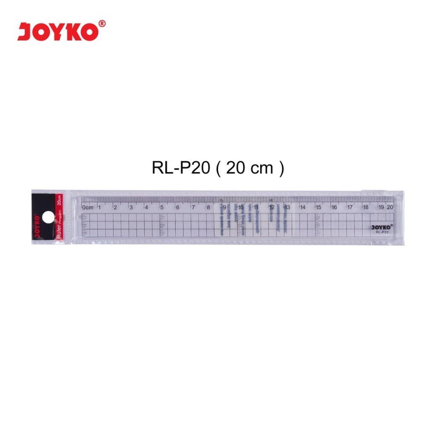 

Ruler Penggaris Joyko 20cm Rl-P20 1Pcs saja