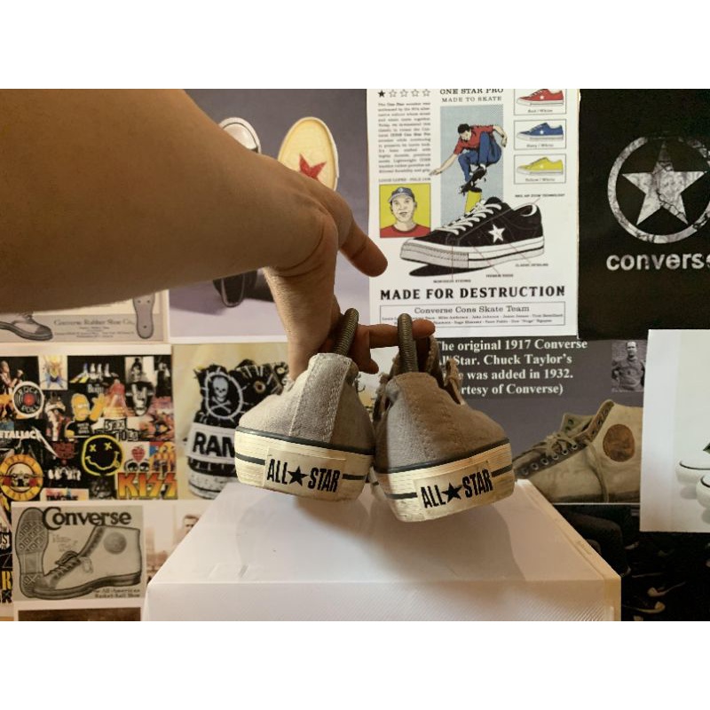 CONVERSE CT X JOHN VARVATOS SLIP ON GREY VINTAGE