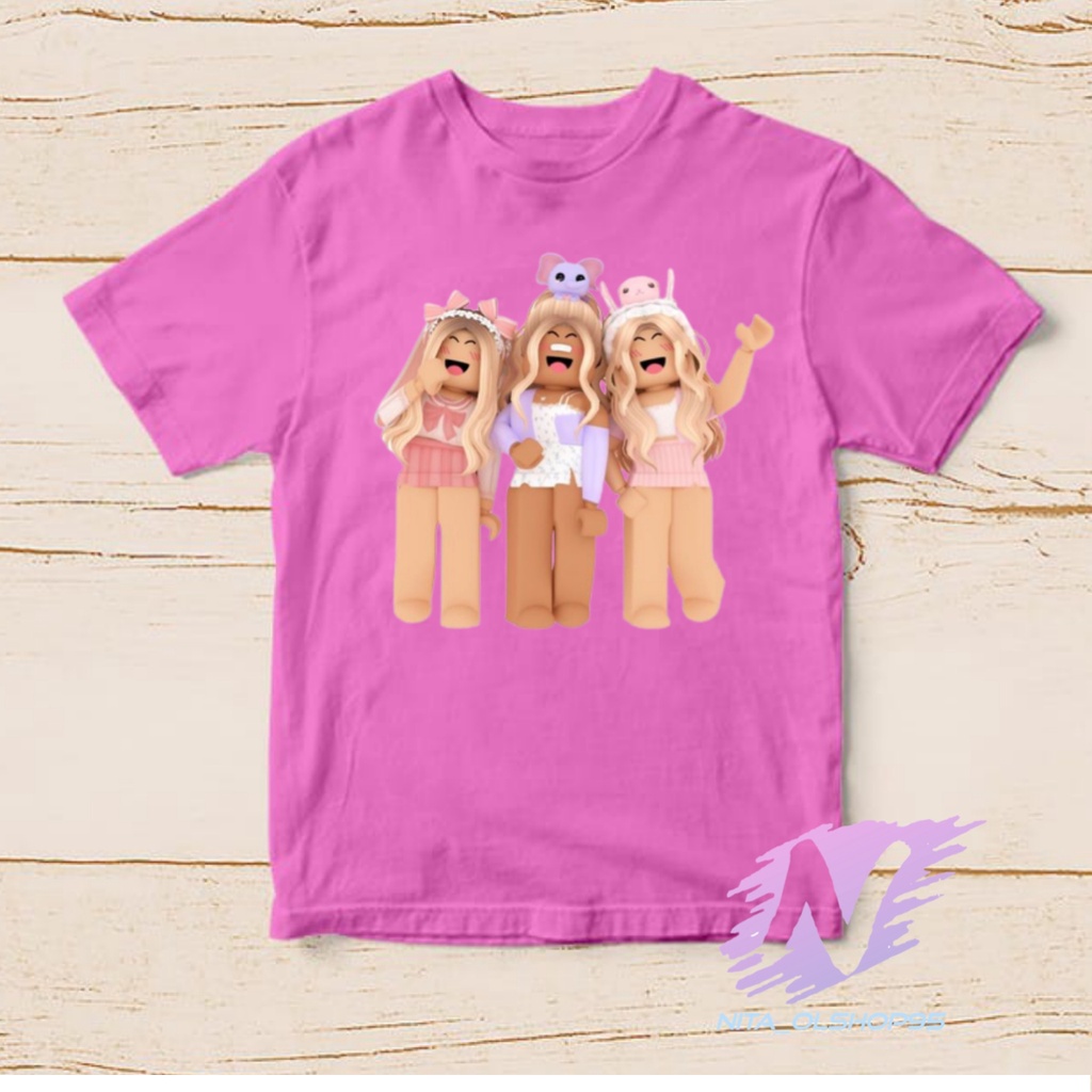 baju anak kaos anak roblox lucu