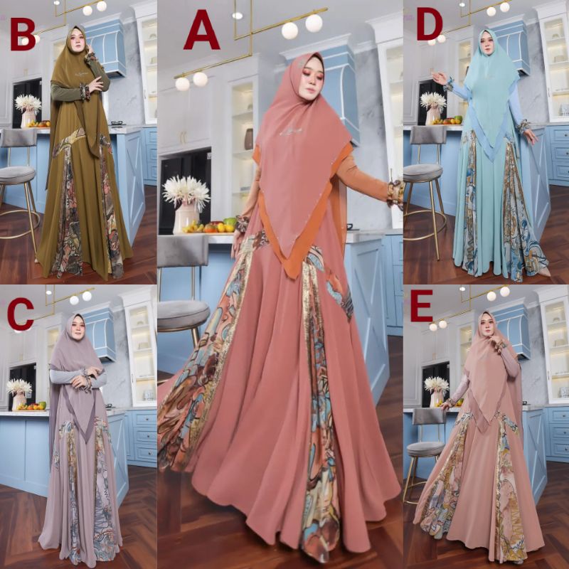 CAHAYA SERIES / ORIGINAL EL.DEENA SYARI BY KANAYA SYARI / SET KHIMAR