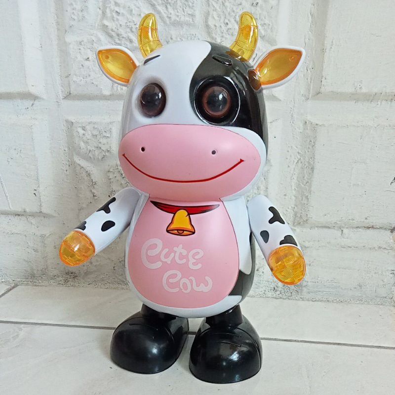999 930 - Mainan Dancing Cow Sapi Joget Goyang Cute Cow Sing and Dancing Free Batterai
