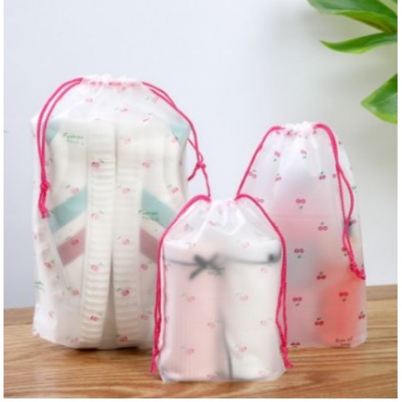 Travel Pouch Serut Anti Air/Travel Pouch Kpop/Travel Pouch Lucu Anti Air/Tas Pouch Serut Motif/Travel Pouch Organizer Serbaguna Tas Serut Make Up Kosmetik Wanita Anti Air/Pouch Kosmetik Pouch serut Traveling