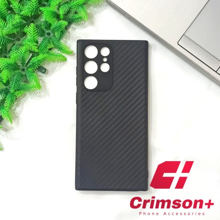 SAMSUNG S22 ULTRA SOFTCASE FULL CARBON CASING MOTIF ANTISHOCK