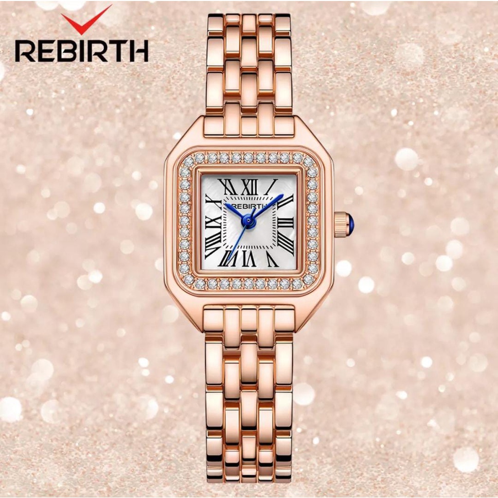 Rebirth RE 2021 - Jam tangan wanita original stainless steel