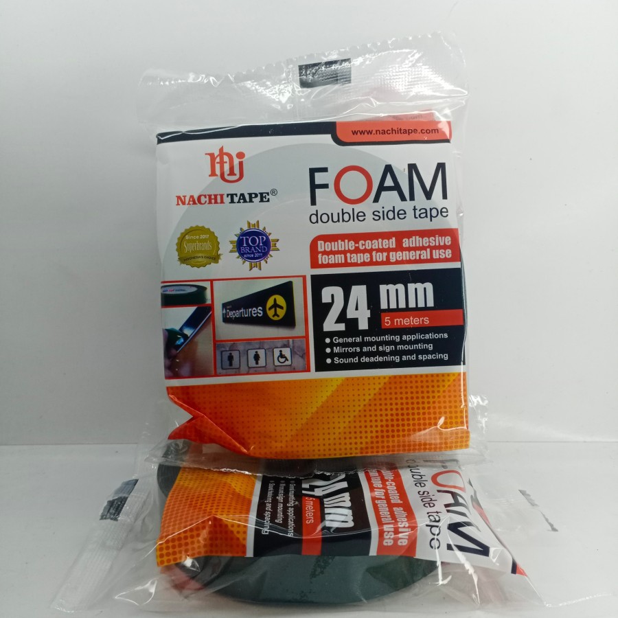 

isolasi double tape foam nachi solasi bolak balik hitam