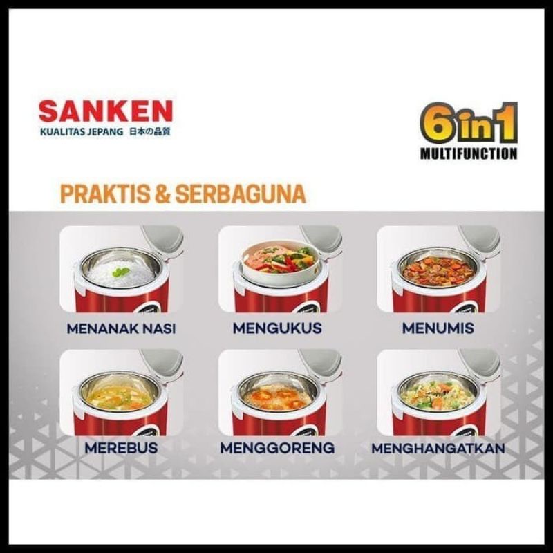 Sanken Supercom SJ-2500 MAGIC COM 1,8 LITER STAINLESS