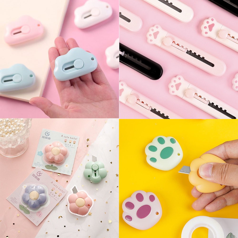 

[Artopia] Cloud Cutter Unboxing Kekinian / Mini Cutter Awan Lucu Cat Paw Kaki Kucing Bunga Flower Lucu Estetik Aesthetic
