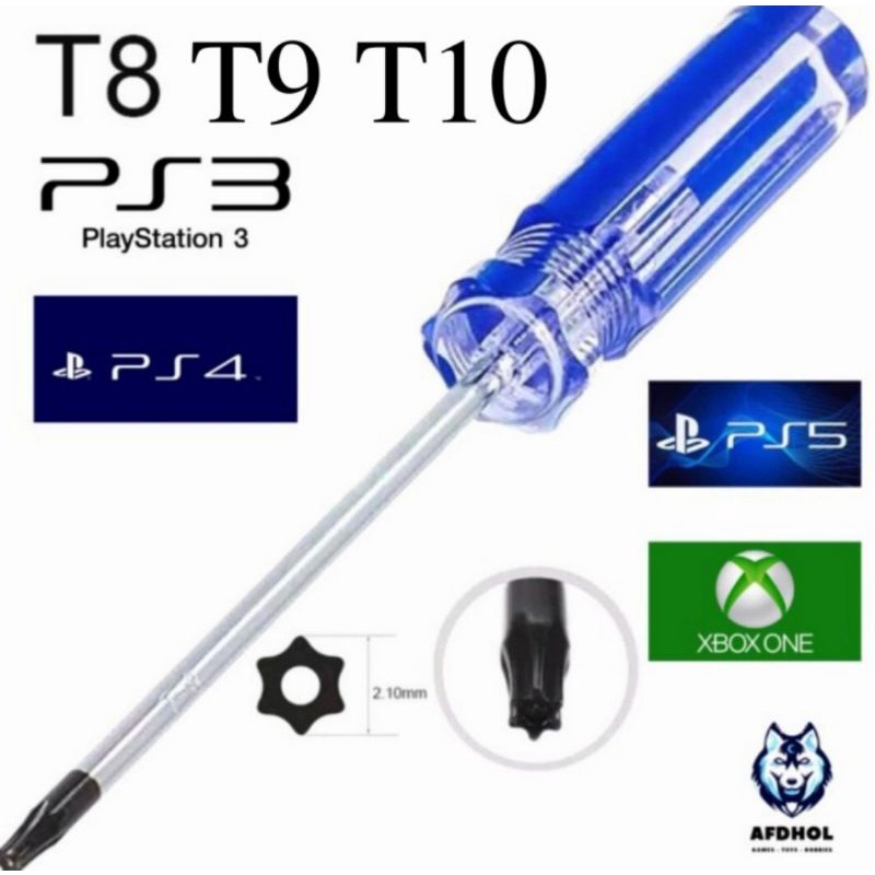 OBENG SCREWDRIVER BINTANG TORX T8 T9 T10 STICK STIK PS3 PS4 PS5 SLIM SUPER SLIM XBOX ONE 360 PS 5