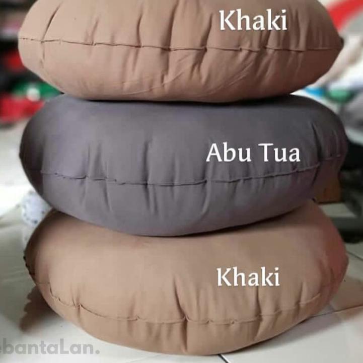 Recomended.. Bantal Duduk / Bantal Kursi - Bantal Bulat Ukuran 40cm 50cm