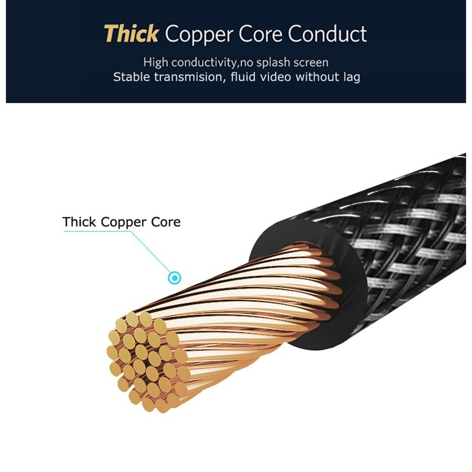 ONTEN OTN-8307 - HDMI to HDMI Cable - 4K Resolution - 2M Length - Kabel HDMI 2 Meter - Best Quality