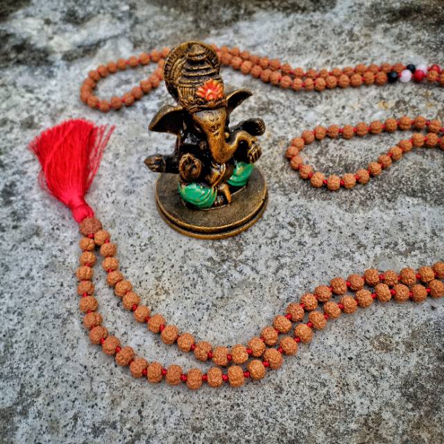 Kalung Rudraksa 108 Japamala / Kalung Genitri Khas Bali / Japamala Rudraksa / Kalung Rudraksha / Craft Dewata