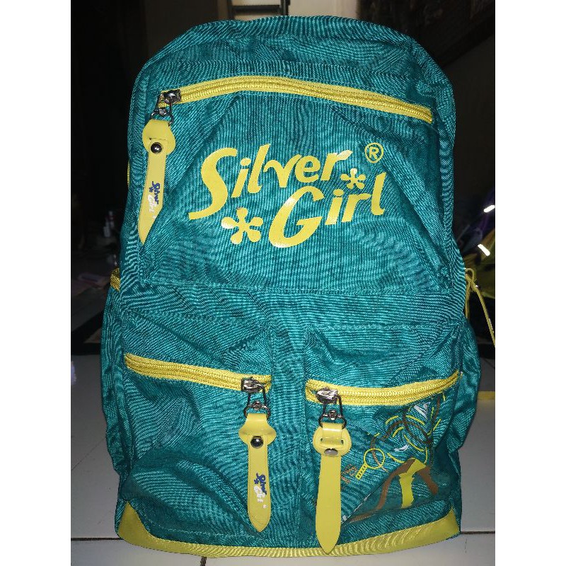 Tas anak SD SMP SMA silver girl by ALTO