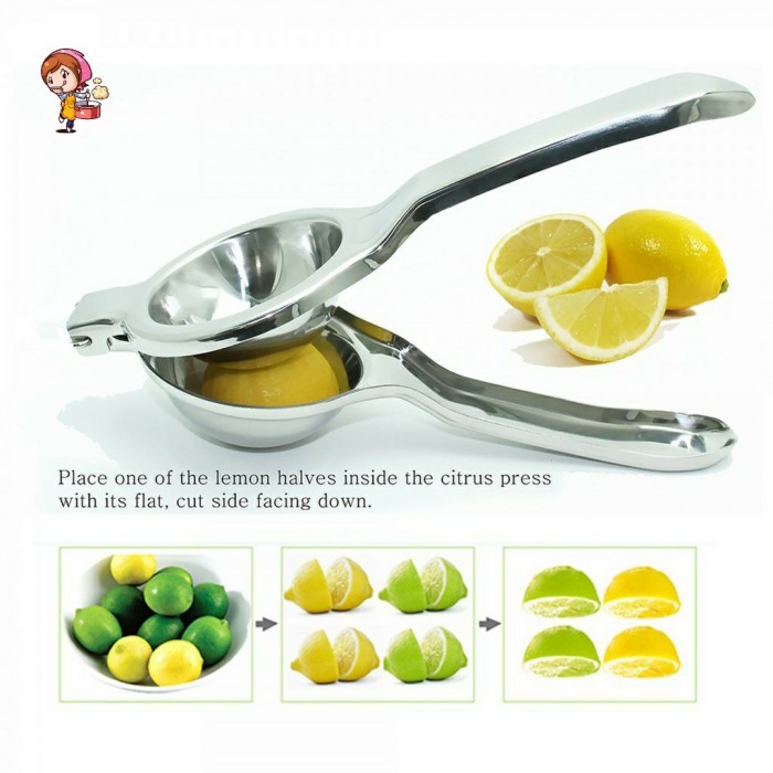 Alat Perasan Jeruk Manual Stainless Citrus Press Peras Jeruk