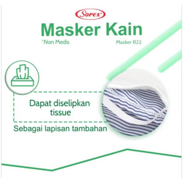 MASKER SOREX R22 NON MEDIS OBRAL