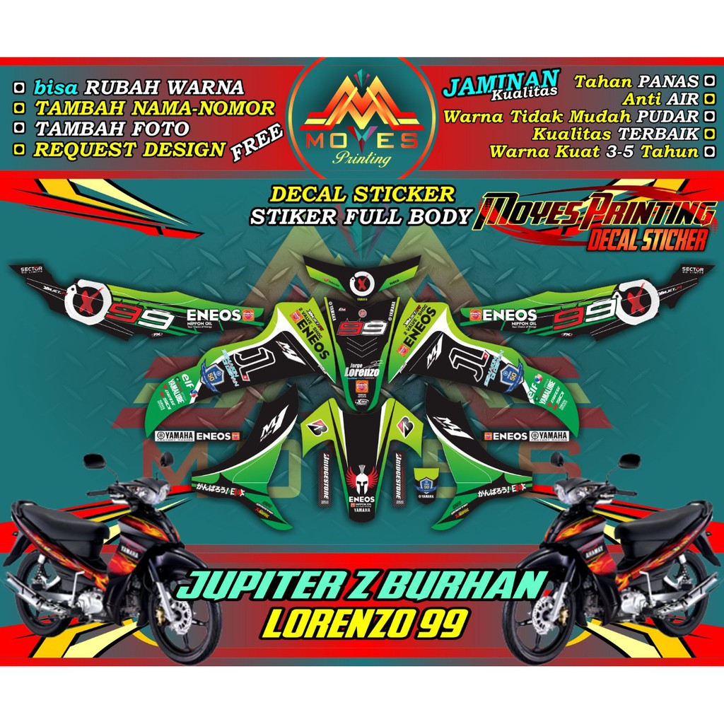decal motor jupiter z burhan decal full body jupiter z burhan