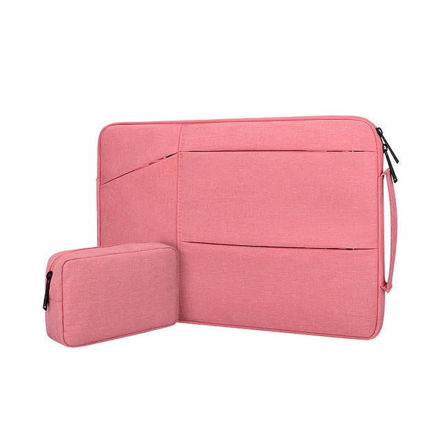 Tas Laptop Macbook Air Pro Softcase Jinjing Pocket Set Nylon 11 12 13 14 15 16 inch