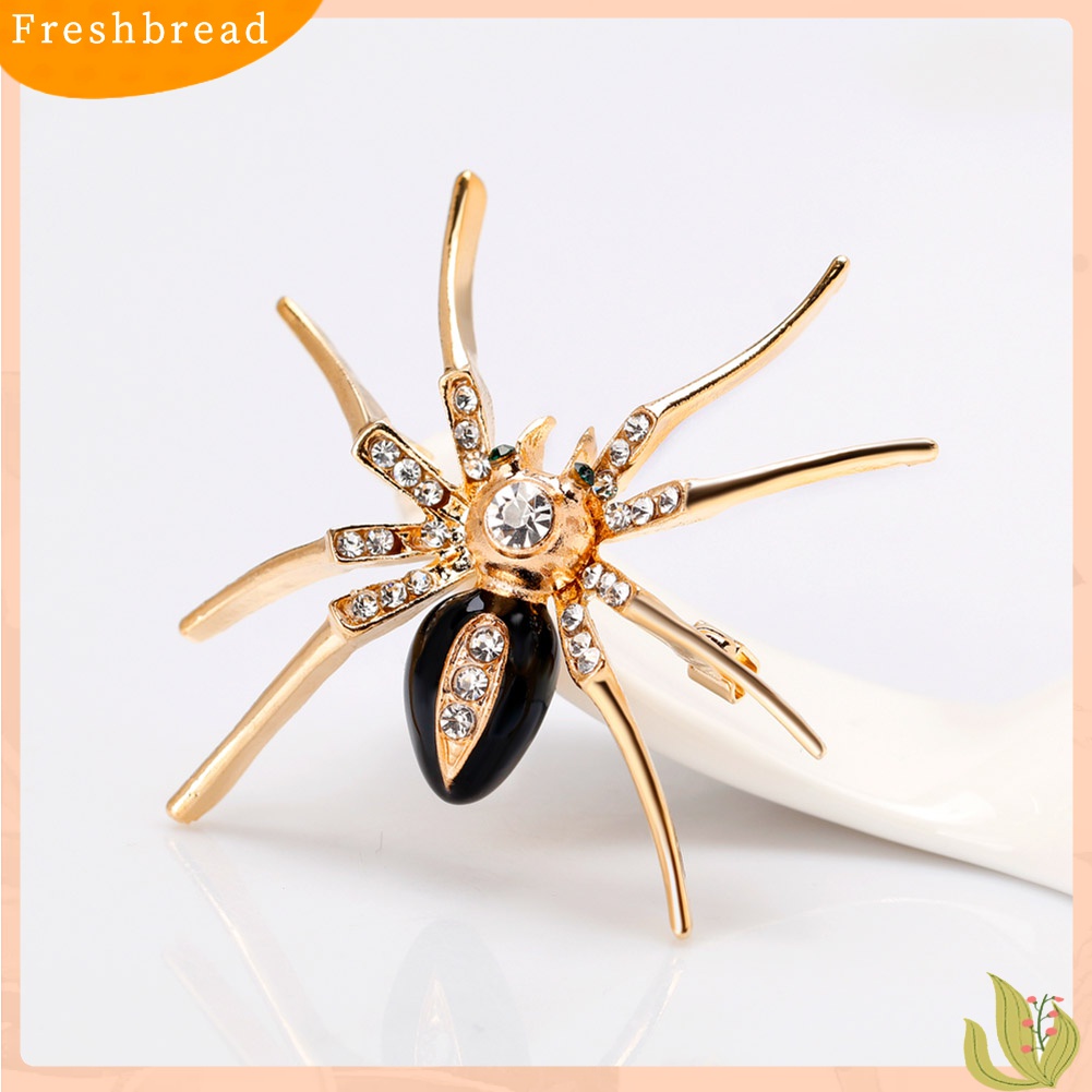 [ TERLARIS]Fashion Spider Gift Women Collar Brooch Pin Clip Scarf Wedding Party Jewelry