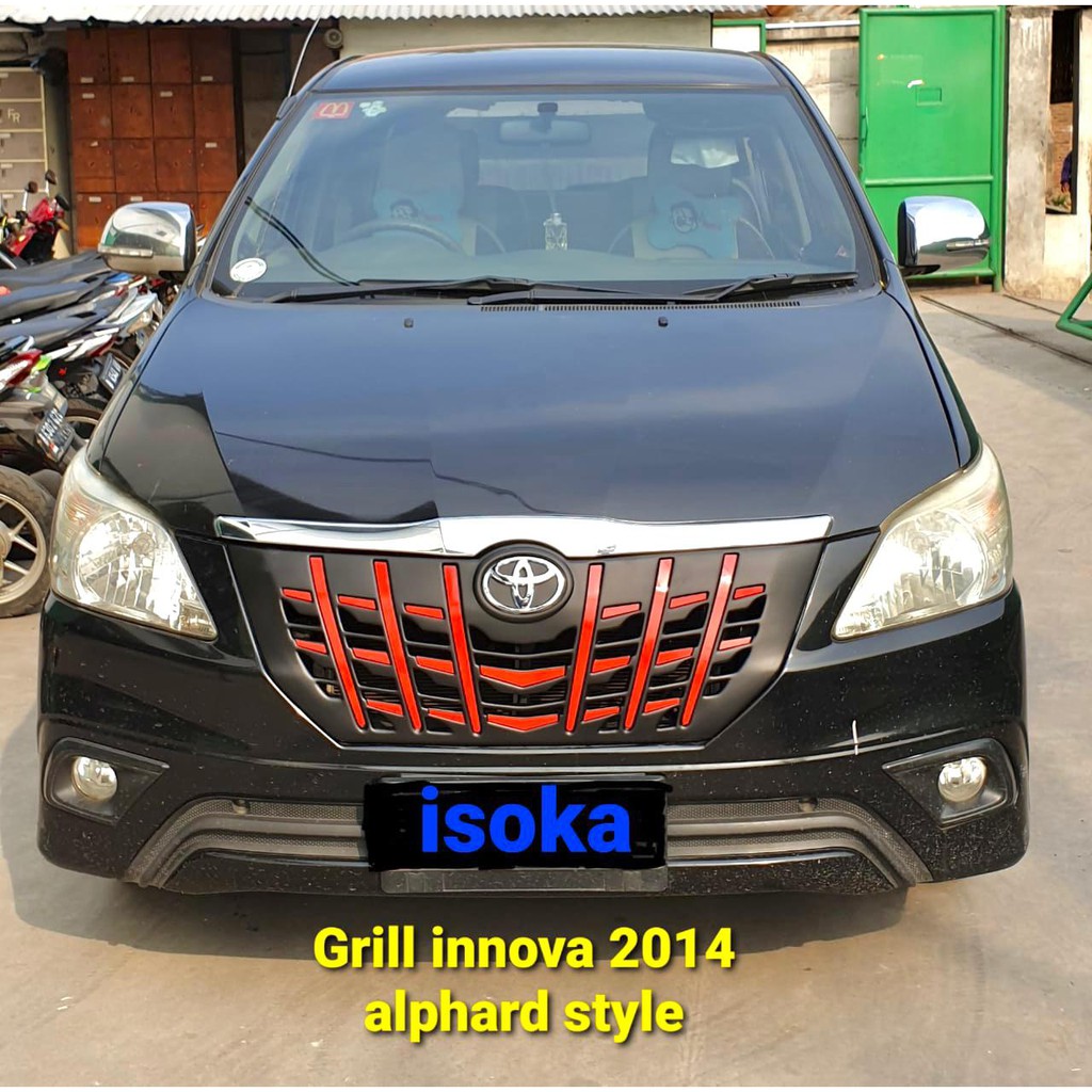 Grill Depan Toyota Innova 2014 Alphard Style