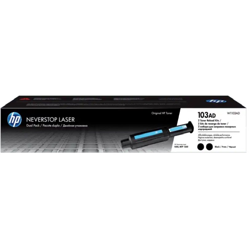 Neverstop Laser Reload Kit Toner ASLI HP 103AD DUAL HP 103A W1103AD 2xHP 103A