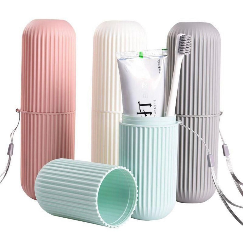 KOTAK SIKAT GIGI ODOL TRAVEL PORTABLE BIG TOOTHBRUSH CASE PASTEL - BDC