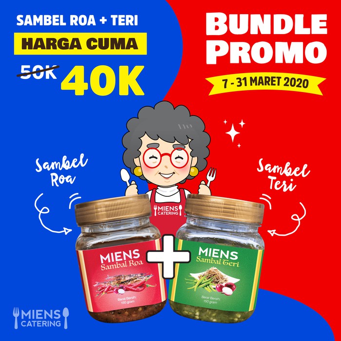 

PROMO SAMBAL ROA + SAMBAL TERI BY MIENS CATERING