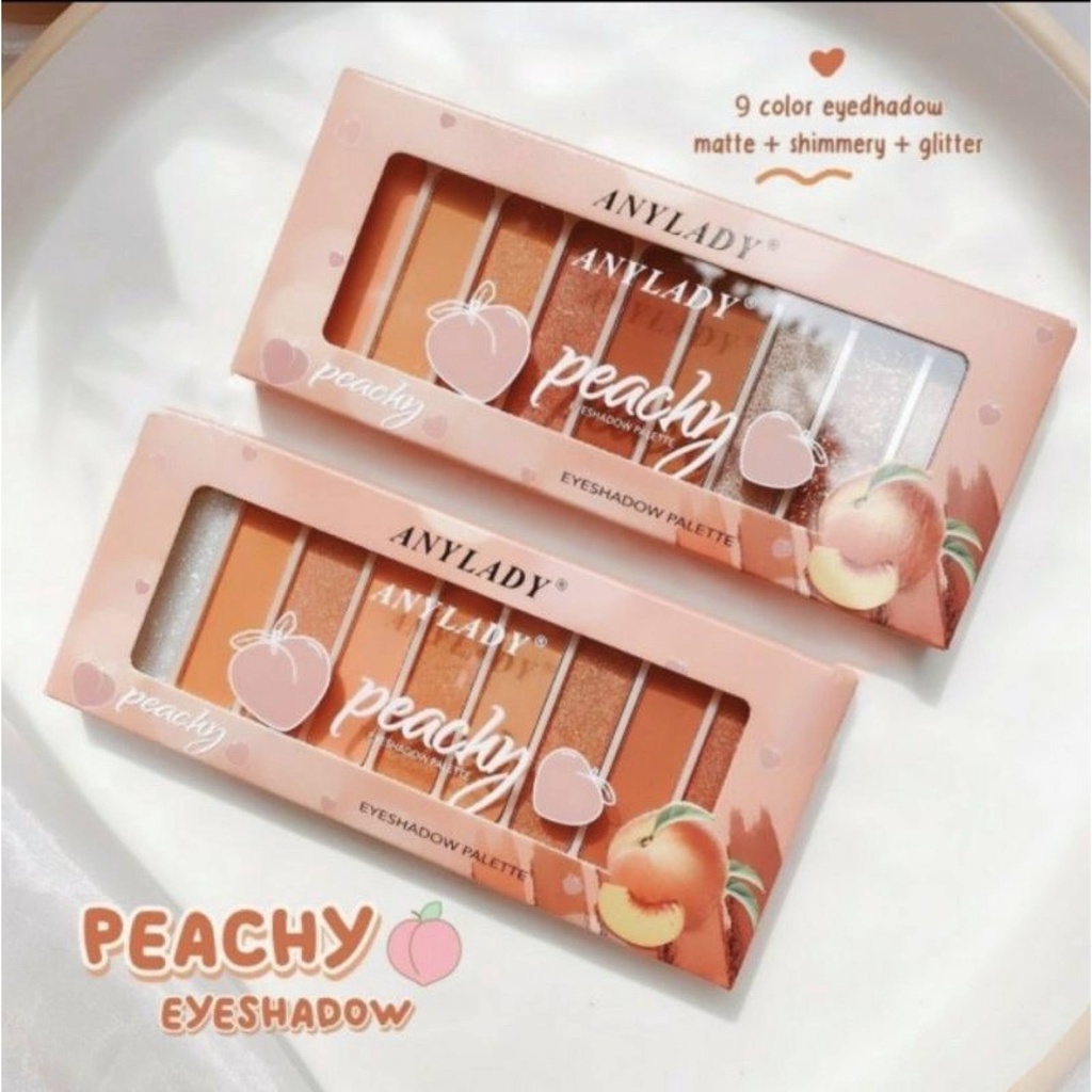 [Per Pc] Anylady Peachy 9 Color Eyeshadow Any Lady 806