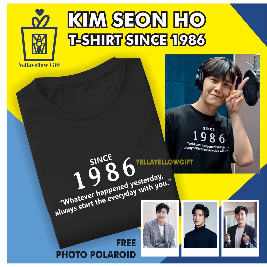 kaos kim seon ho kaos since 1986 t-shirt