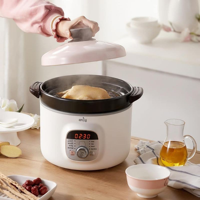 Emily Slow Cooker 2.8 Liter Pot Tanah Liat