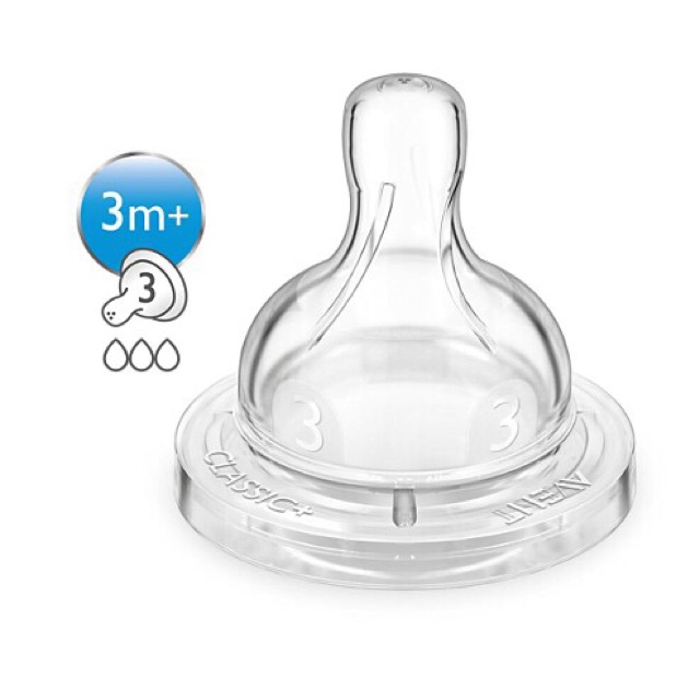 Philips Avent Teat Classic Twin Pack / Dot Avent Clasic