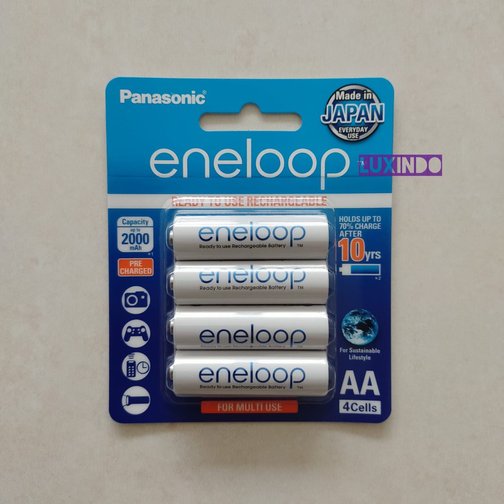 Baterai Panasonic Eneloop AA isi 4 / AAA isi 4 Baterai/Battery/Batere Panasonic Eneloop AA isi 4