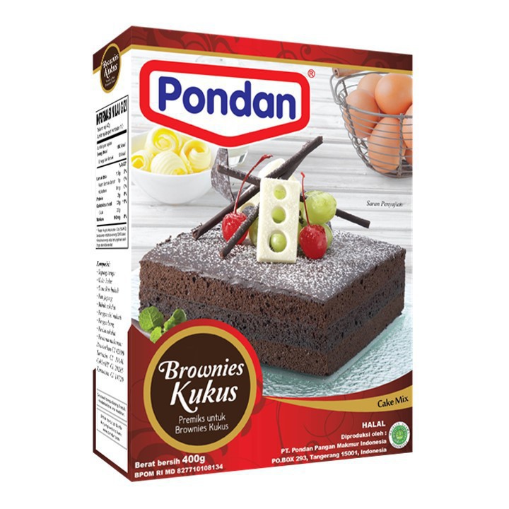 Premix Instant PONDAN 400/418 gr Brownies / Blackforest